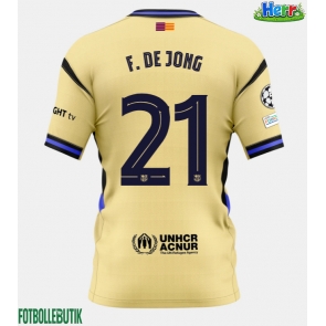 Barcelona Frenkie de Jong #21 Bortatröja 2025-26 Kortärmad